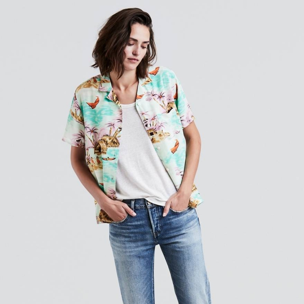 Levi's Multicolor Tropical Button Down Shirt